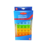 PILL BOX LARGE 7 DAYS 4/DAY 26X15X4CM