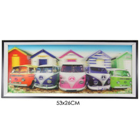 53CM 3D COMBI VAN PRINT FRAMED