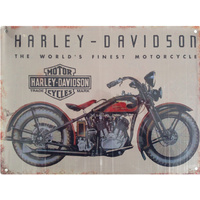 TIN SIGN HARLEY BIKE 260x3350MM