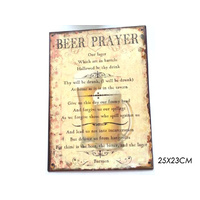 BEER PRAYER 25X23CM