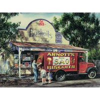 TIN SIGN-BUSHELLS/ARNOTTS
