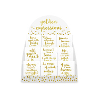 GOLDEN EXPRESSIONS 9ASST PLAQUES UN36