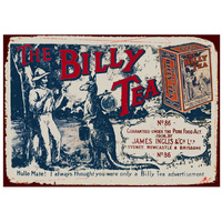 TIN SIGN-BILLY TEA