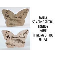 SINCERITY BUTTERFLY PLQ 6ASST