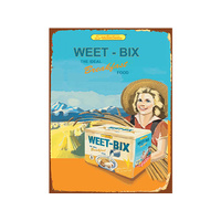 TIN SIGN WEET BIX