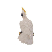 PARROTS WALL PLAUQE WHITE