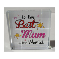 BEST MUM BLOCK 8x8CM