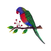 36CM RAINBOW LORIKEET WALL PLAQUE