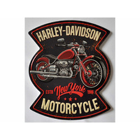 WALL PLAQUE NEW YORK MOTORCYCLE