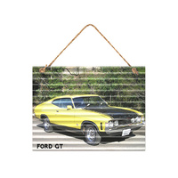 SIGN FORD GT 30X40CM