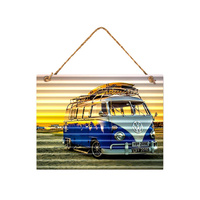 SIGN BLUE COMBI 30X40CM