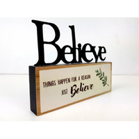 BELIEVE MINI TABLE TOP
