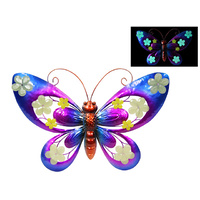 38CM MTL GLOW IN DARK B/FLY W/ART QTY 2