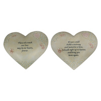 16CM HEART PLAQUE W/INSP 2ASST