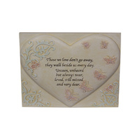 18X14CM HEART PLQ W/INSP