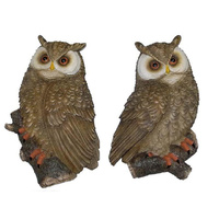 WALL OWL FIGURINE 2ASST