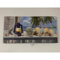 CANVAS BEACH PAINTING LED