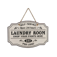 SIGN LAUNDRY ROOM 45X30CM