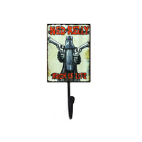 SINGLE HOOK NED KELLY 20X9X7CM SOLD QTY 2