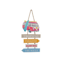 53CM HANGING BEACH CAMPERVAN SIGN