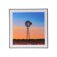 WINDMILL ART GLASS 50x50x2cm
