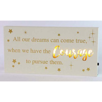 STARLIGHT LED BLOCK 20X10CM COURAGE