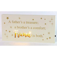 STARLIGHT LED BLOCK 20X10CM FRIEND