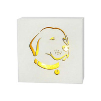 STARLIGHT LED BLOCK LABRADOR 20X20CM