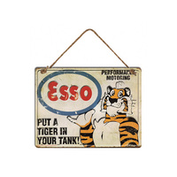METAL ESSO WALL HANGING 30X40CM