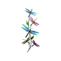 90CM METAL DRAGONFLY WALL ART