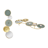 58CM MTL/GOLD TABLE DECO WALL ART