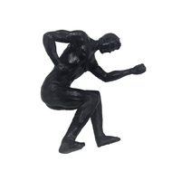 ROCK CLIMBING MAN BLACK 16.5CM 2ASST