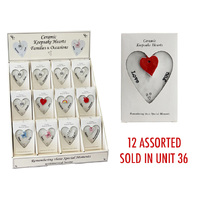 KEEPSAKE HEART PLAQUES UN36