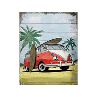 25CM IRON WALL PLAQUE