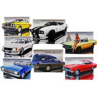 MUSCLE CAR PLATES 35X23CM 10ASST