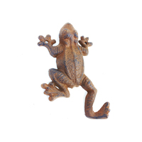CAST IRON FROG WALL HOOK 16CM