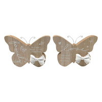 15CM MDF BFLY INSPIRATIONAL PLAQUE 2ASST QTY 4