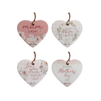 7CM HANGING HEART W/MOTHERS DAY UN32