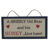SIGN BEAR AND HIS HONEY