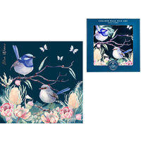 AUSTRALIA FLORA AND FAUNA BLUE WREN