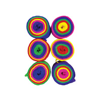STREAMERS 6PK RAINBOW SOLD QTY8