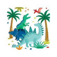 NAPKIN 20PK DINOSAUR
