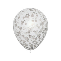 PARTY CONFETTI BALLOONS 3PK 30CM SOLD QTY12