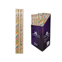 GIFT WRAP KRAFT PRINTED 70CM UN48