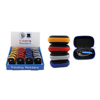 FOLDING READERS W/ZIP CASE 4ASST UN24