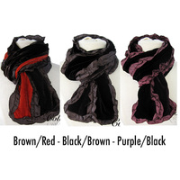 SCARF VELVET ASST