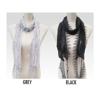 FASHION LACE SCARF ASST