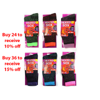 HEAT CONTROL WOMENS SOCKS QTY 12