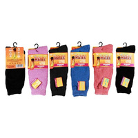 HEAT MATES SOCKS LADIES ASST SOLD QTY12