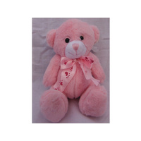 SMALL JAMIE BEAR PINK (L) 9CM